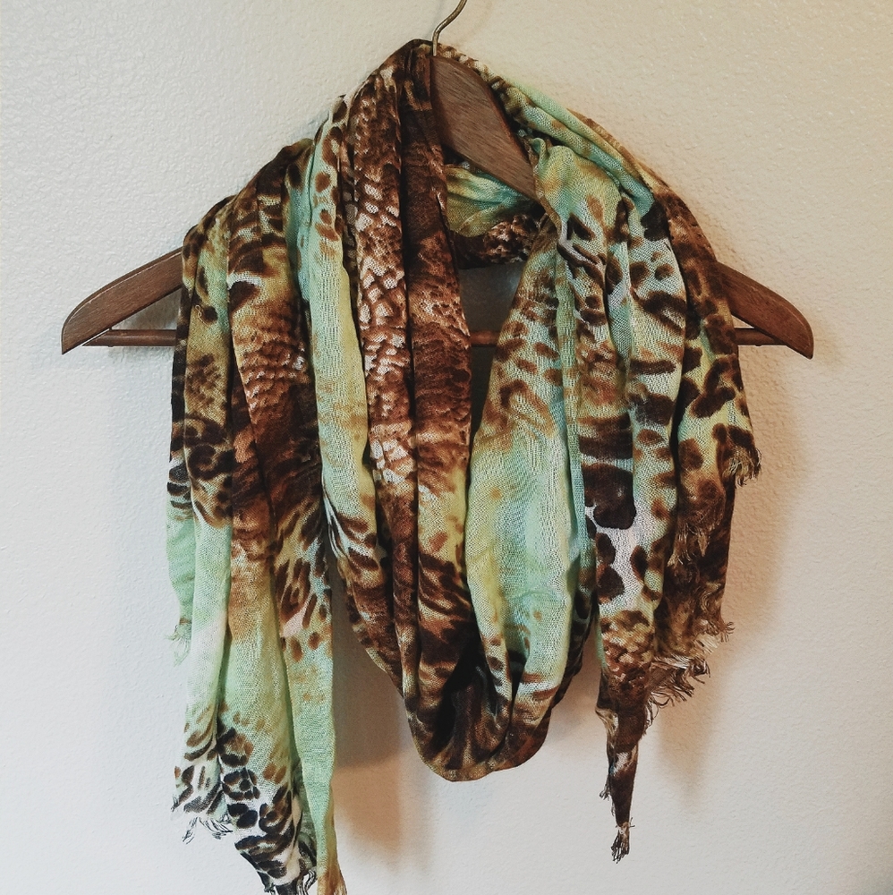 Animal Print Scarf